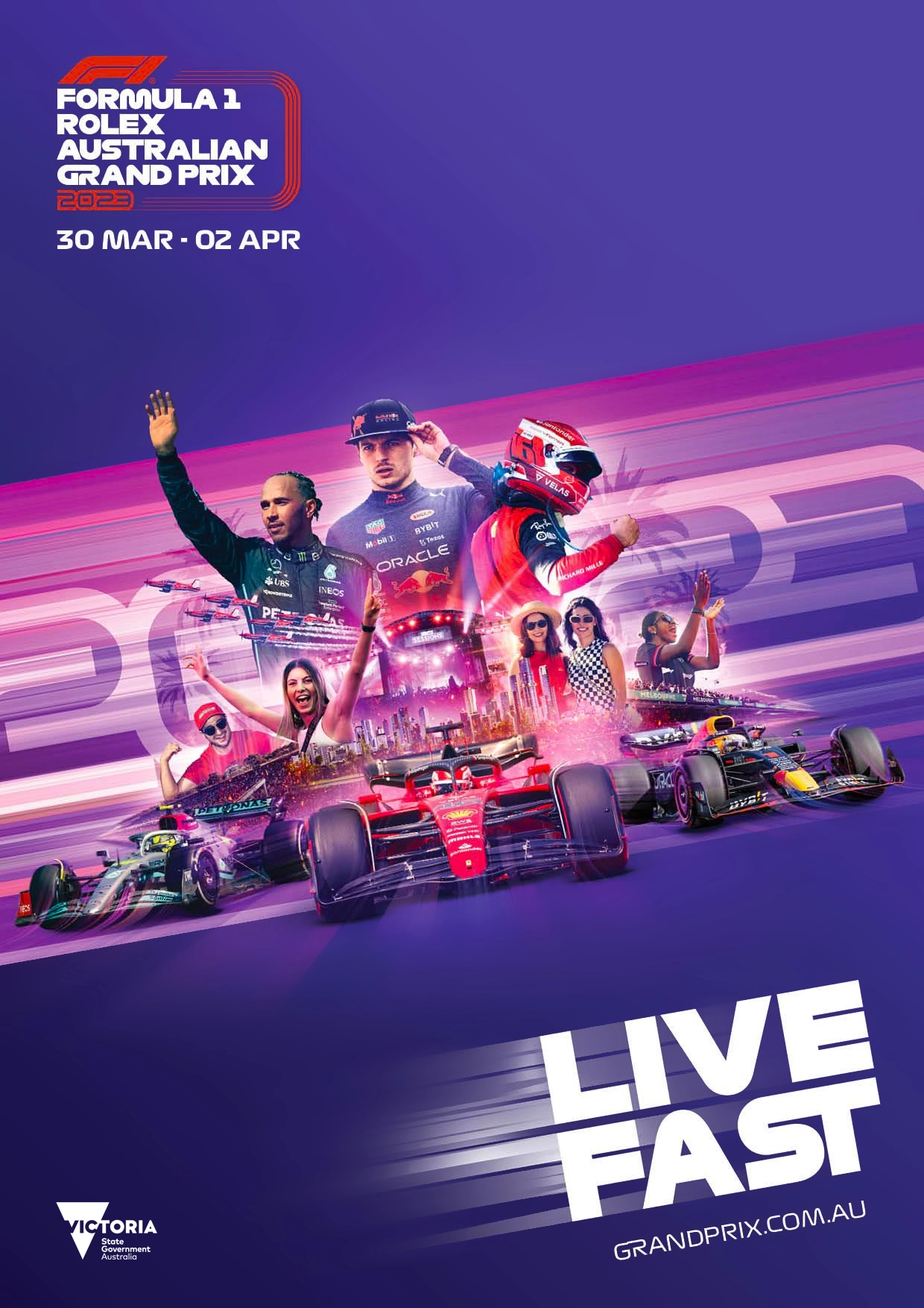 Formula 1 live sports coverage included with GEARS TV IPTV subscription